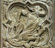 Panel 03:03 - Backwards looking man with beast's head and long ears